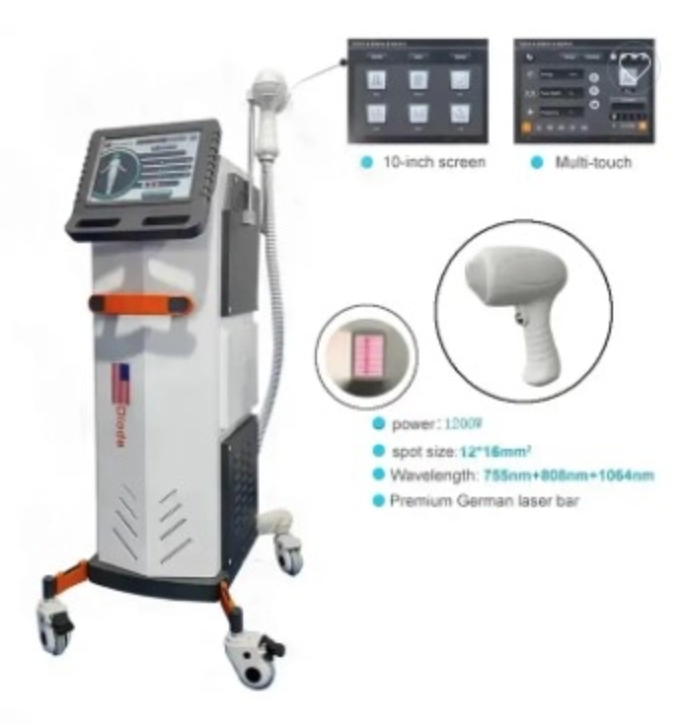 Máy triệt lông Queen Laser Diode 808 Laser