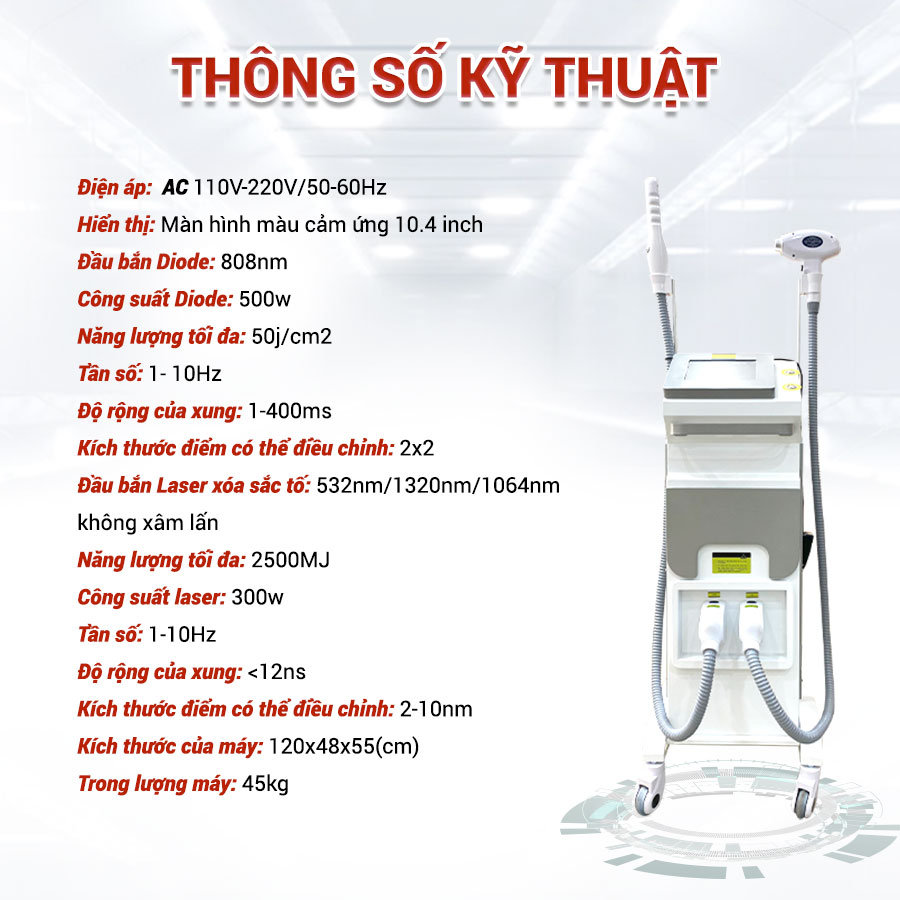 Máy triệt lông Diode Laser S88